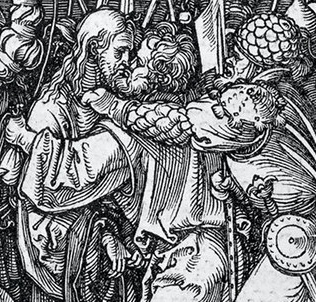 Durer_-_Small_Passion_-_11_-_Betrayal_-_detail